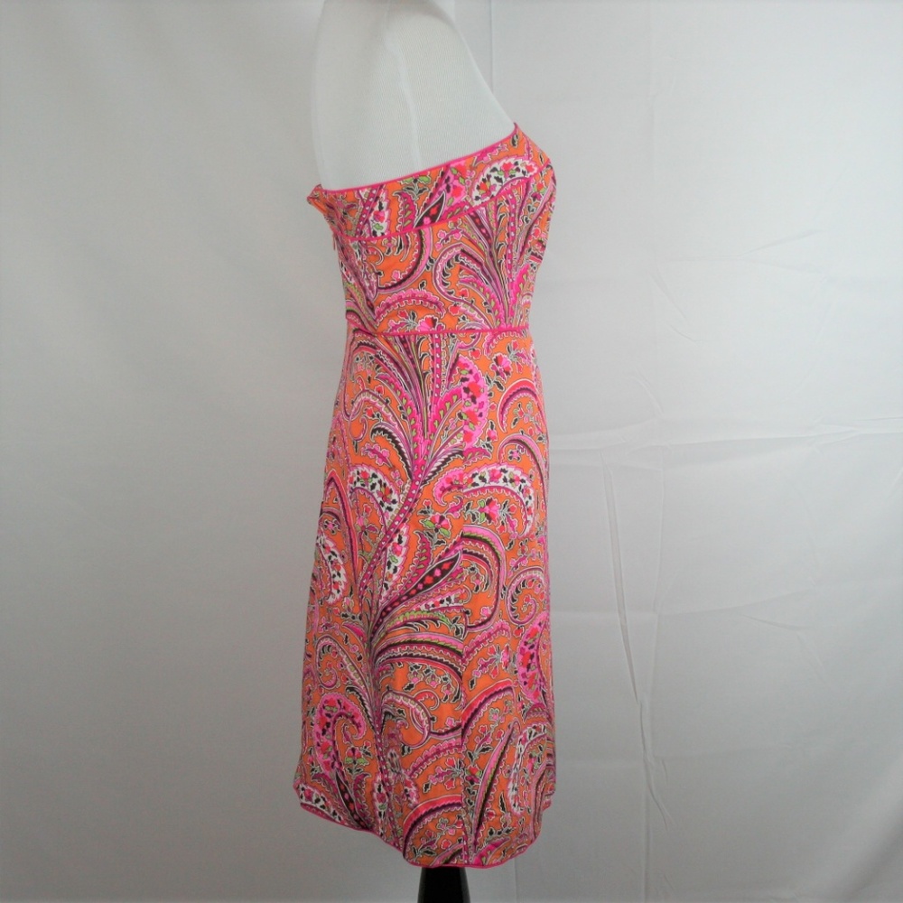 J. Crew Classic Strapless Multicolored Print - Picture 7 of 8